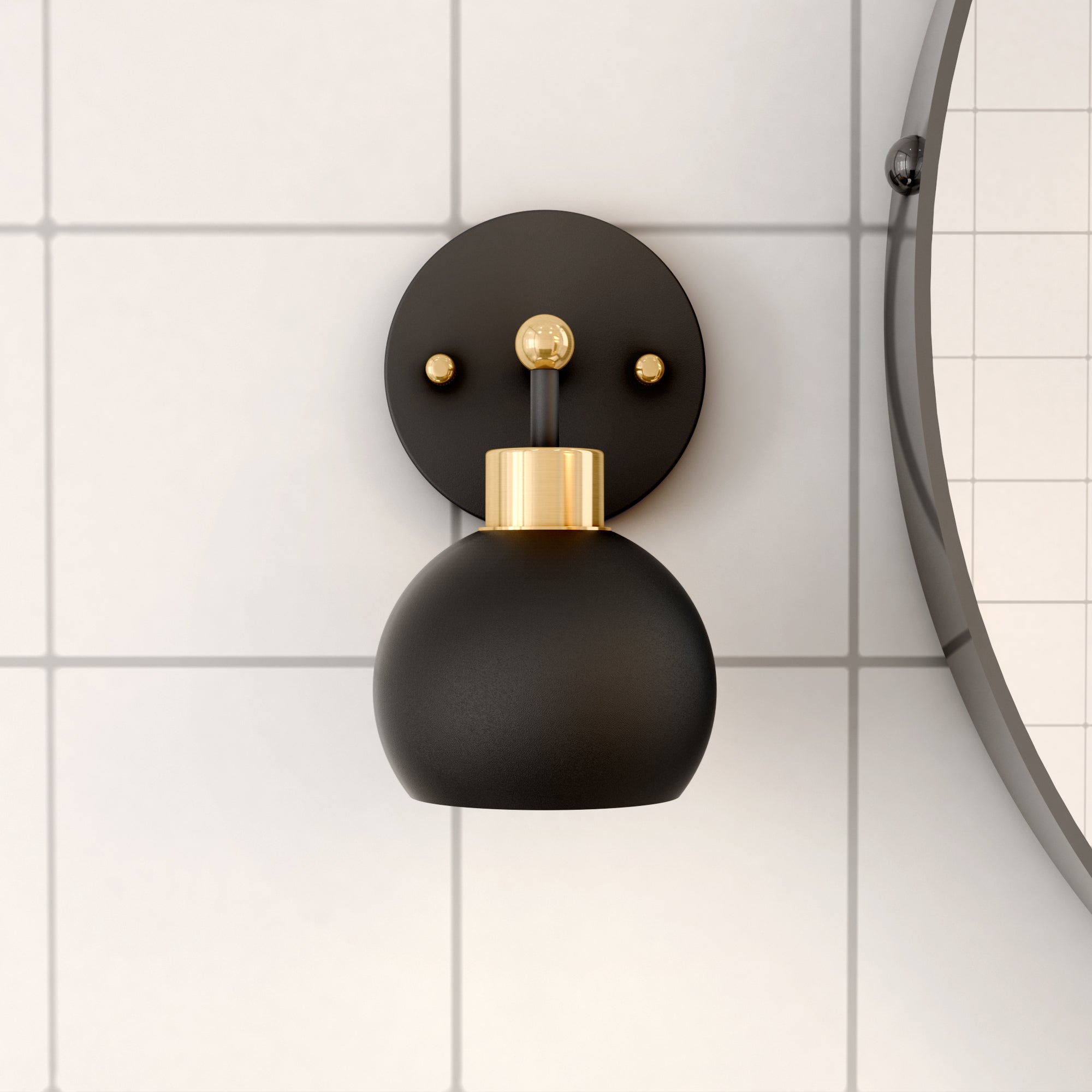 Hannes 1-Light Dome Sconce