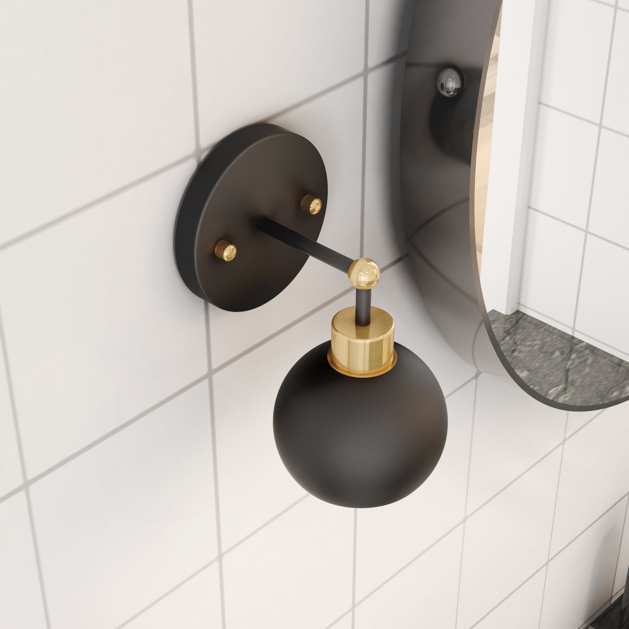 Hannes 1-Light Dome Sconce