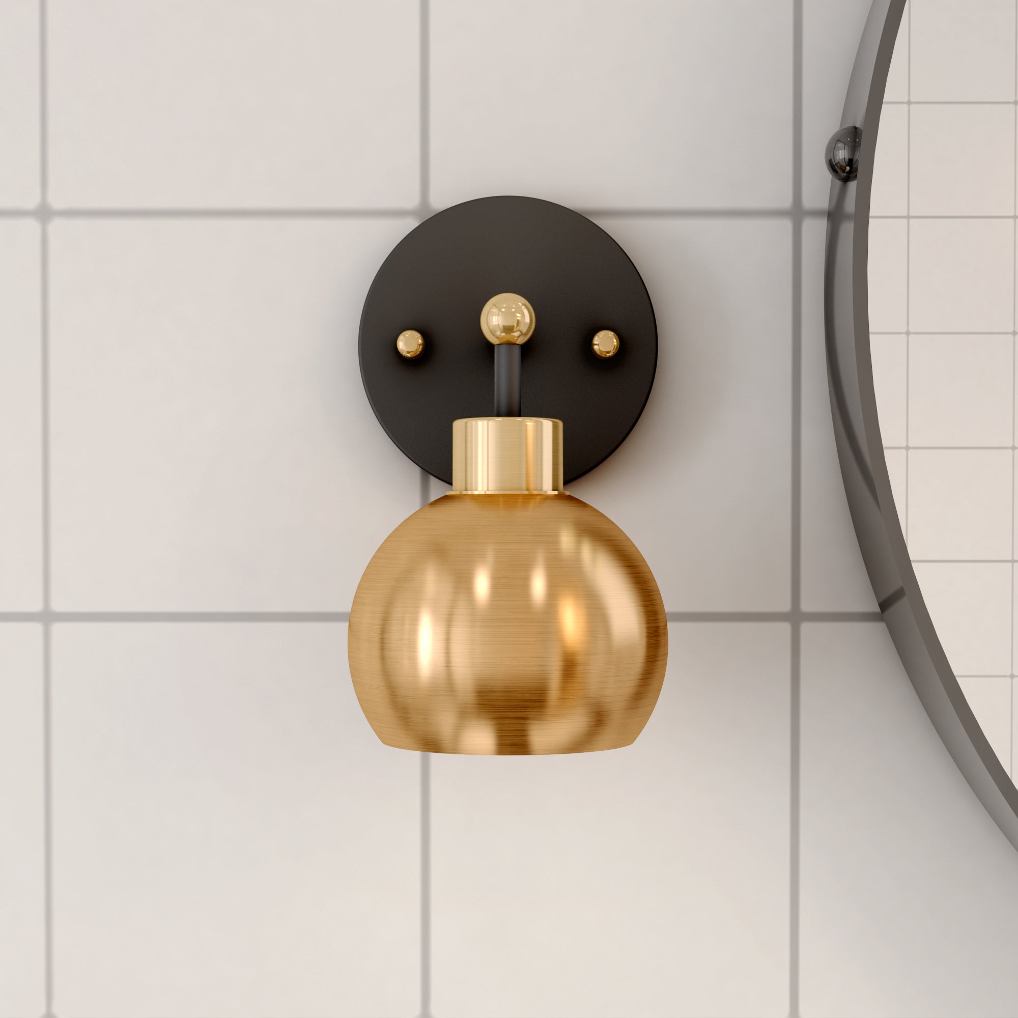 Hannes 1-Light Dome Sconce