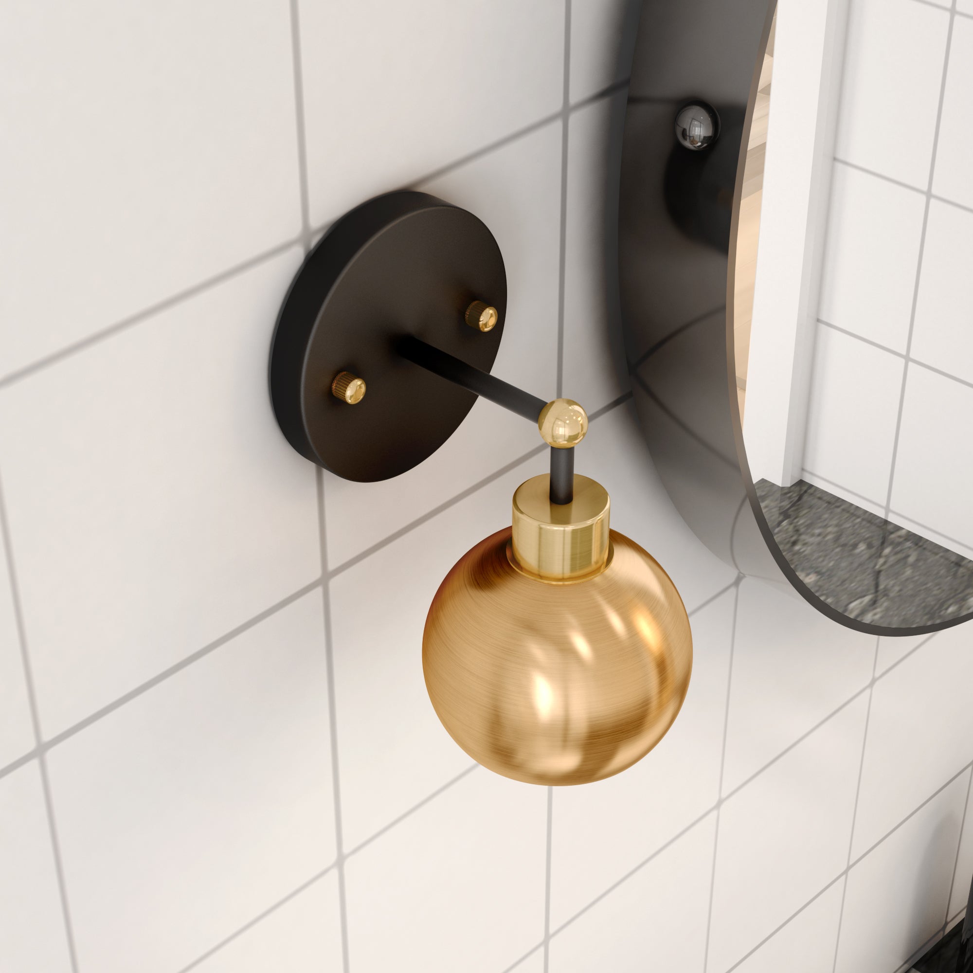 Hannes 1-Light Dome Sconce