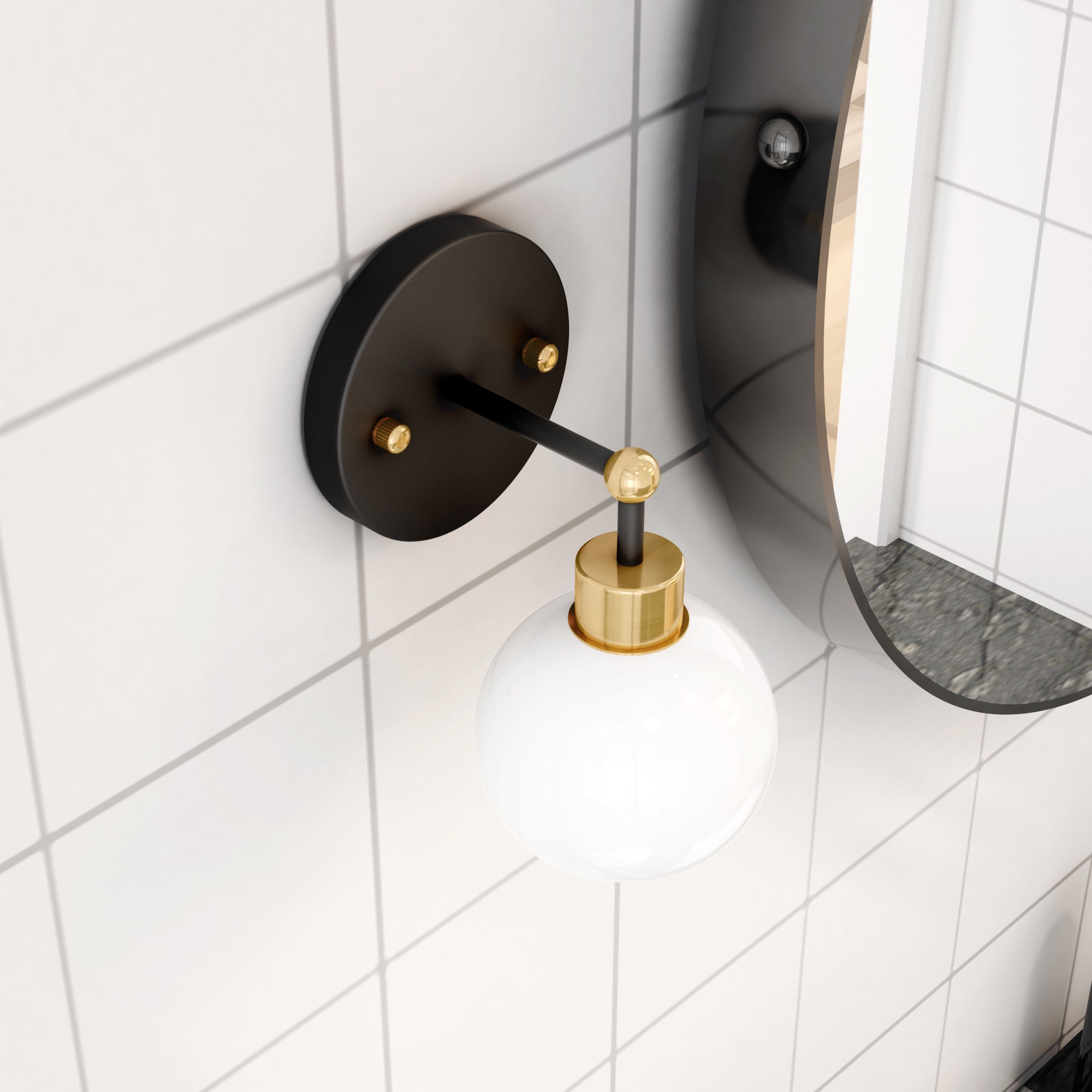 Hannes 1-Light Dome Sconce